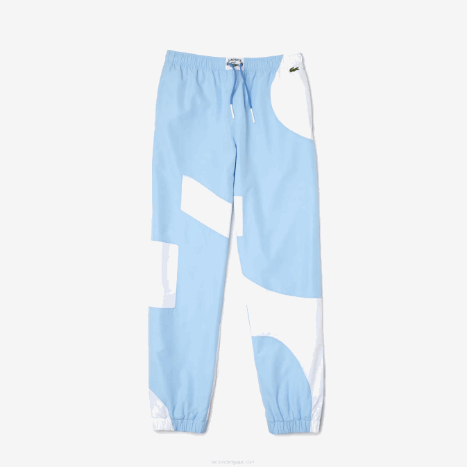 bleu blanc e7b V6HV1071 Hommes Lacoste pantalon de jogging à imprimé graphique
