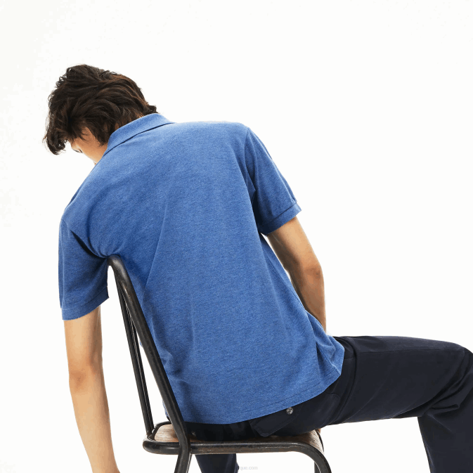 bleu chine 5ch V6HV865 Hommes Lacoste polo chiné original l1212