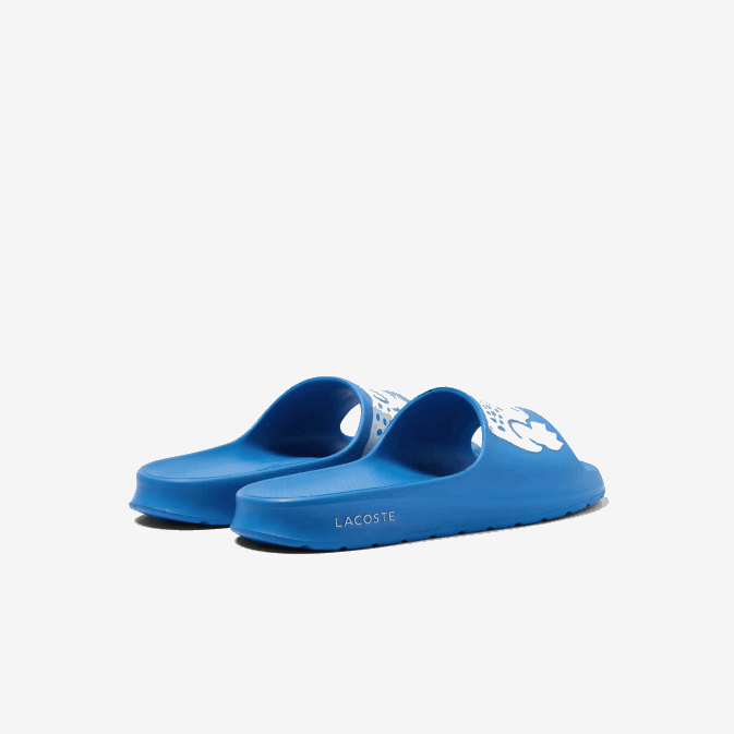 bleu clair blanc 2k7 V6HV1897 Hommes Lacoste claquettes croco 20 en synthétique à logo