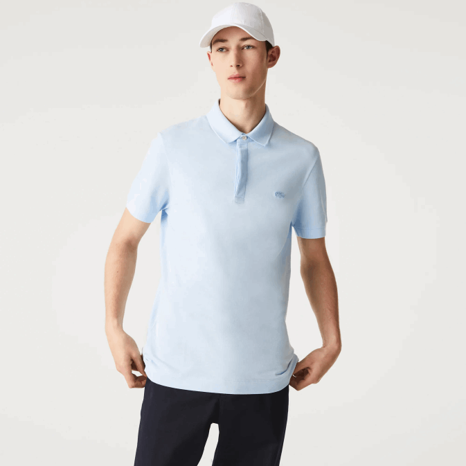 bleu clair t01 V6HV632 Hommes Lacoste polo piqué de coton stretch smart paris