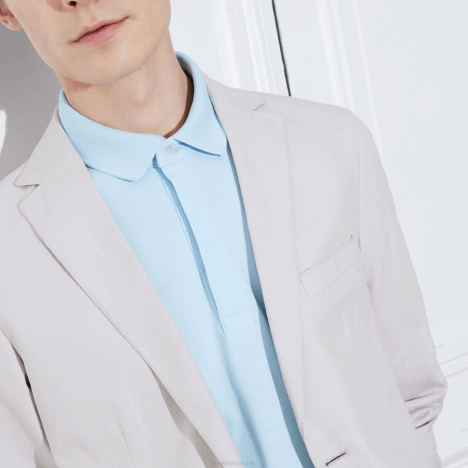 bleu clair t01 V6HV632 Hommes Lacoste polo piqué de coton stretch smart paris