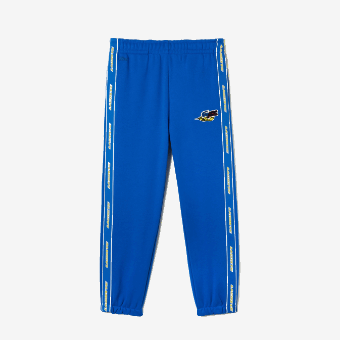 bleu k1q V6HV1028 Hommes Lacoste pantalon de survêtement à bande de marque