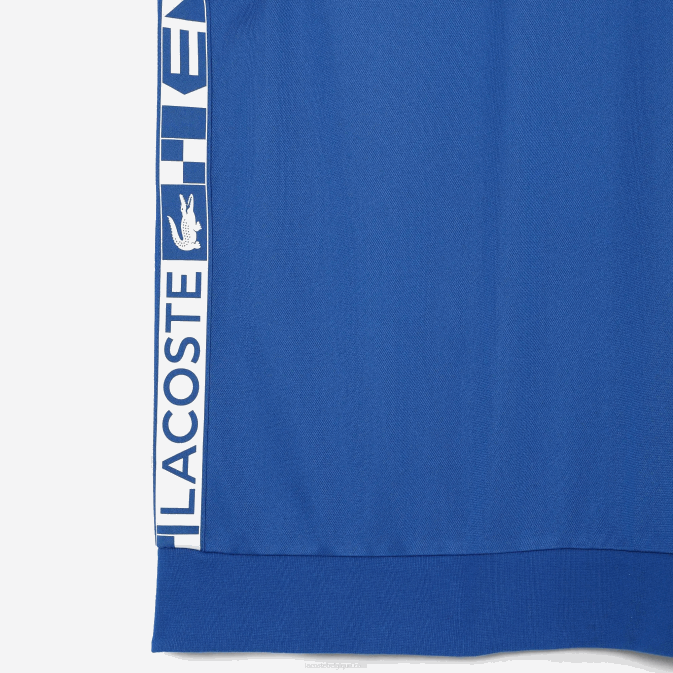 bleu k1q V6HV1057 Hommes Lacoste sweat-shirt de tennis imprimé sport