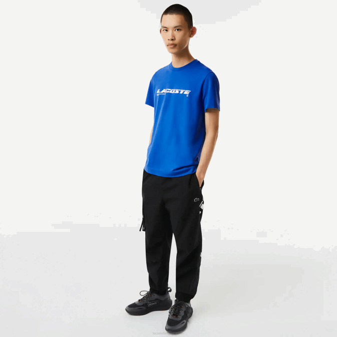 bleu k1q V6HV562 Hommes Lacoste t-shirt regular fit en piqué à logo
