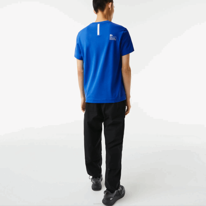 bleu k1q V6HV562 Hommes Lacoste t-shirt regular fit en piqué à logo