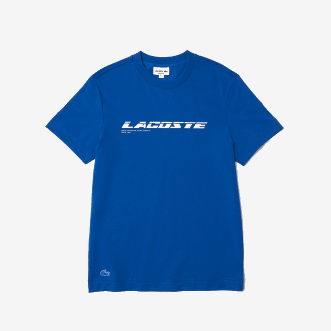 bleu k1q V6HV562 Hommes Lacoste t-shirt regular fit en piqué à logo