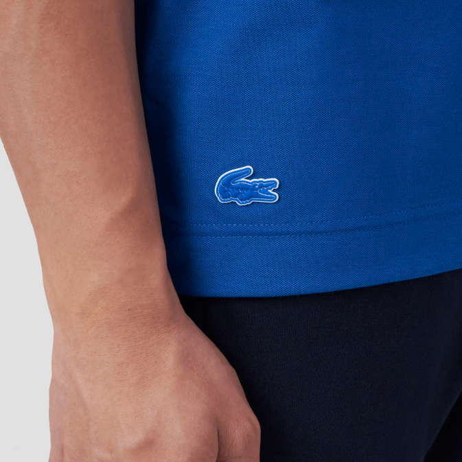 bleu k1q V6HV562 Hommes Lacoste t-shirt regular fit en piqué à logo