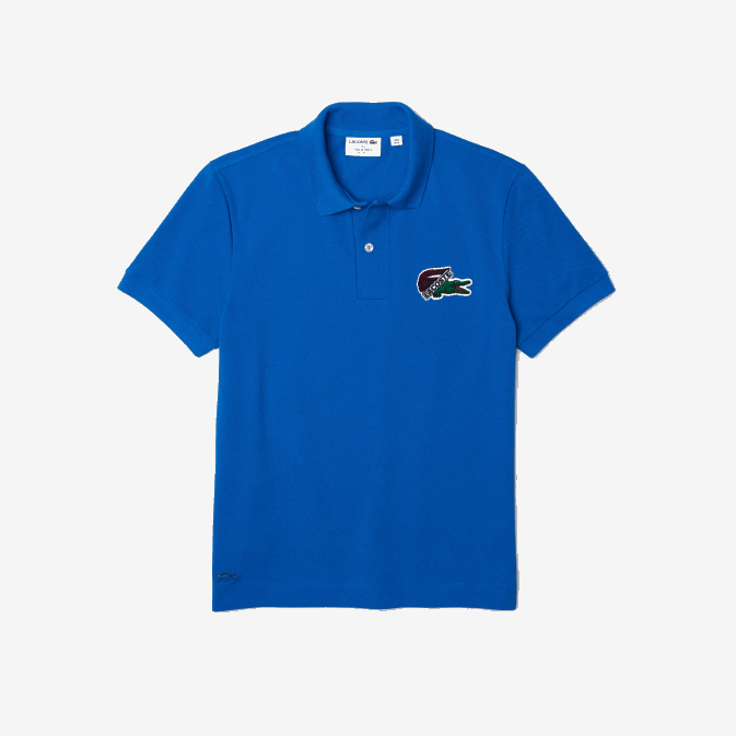 bleu k1q V6HV574 Hommes Lacoste polo piqué de coton bio
