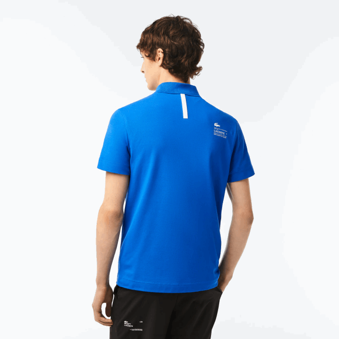 bleu k1q V6HV625 Hommes Lacoste polo regular fit en piqué à logo