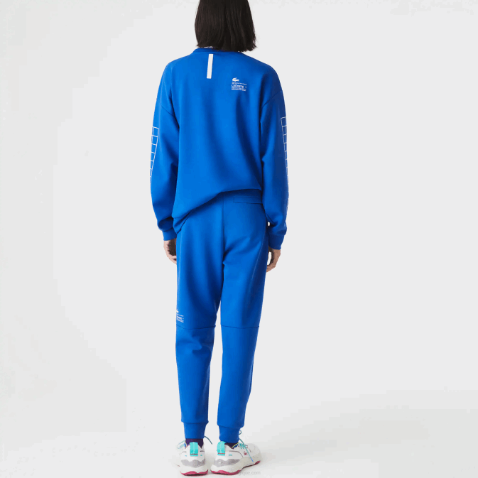 bleu k1q V6HV975 Hommes Lacoste pantalon de survêtement slim à logo