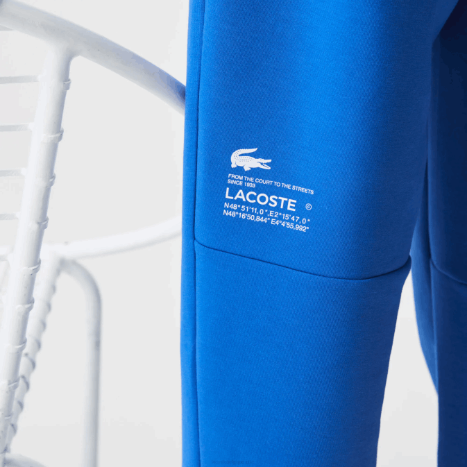 bleu k1q V6HV975 Hommes Lacoste pantalon de survêtement slim à logo