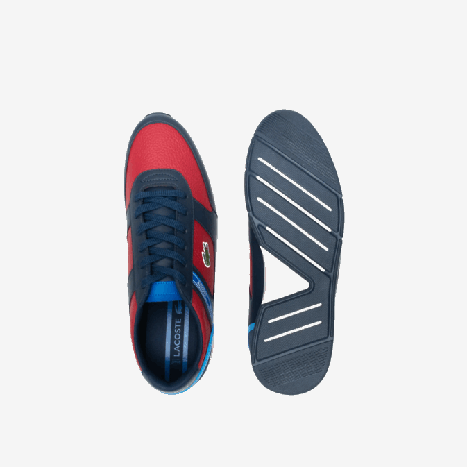 bleu marine  rouge 144 V6HV1908 Hommes Lacoste baskets en synthétique menerva sport