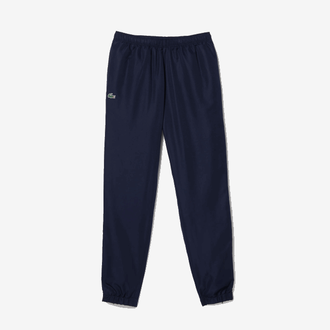 bleu marine 166 V6HV1089 Hommes Lacoste pantalon de survêtement de tennis à imprimés latéraux sport