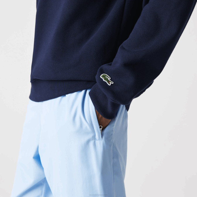 bleu marine 166 V6HV1160 Hommes Lacoste sweat-shirt en éponge à logo