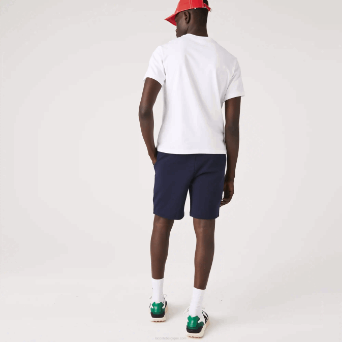 bleu marine 166 V6HV1338 Hommes Lacoste short de tennis en polaire sport