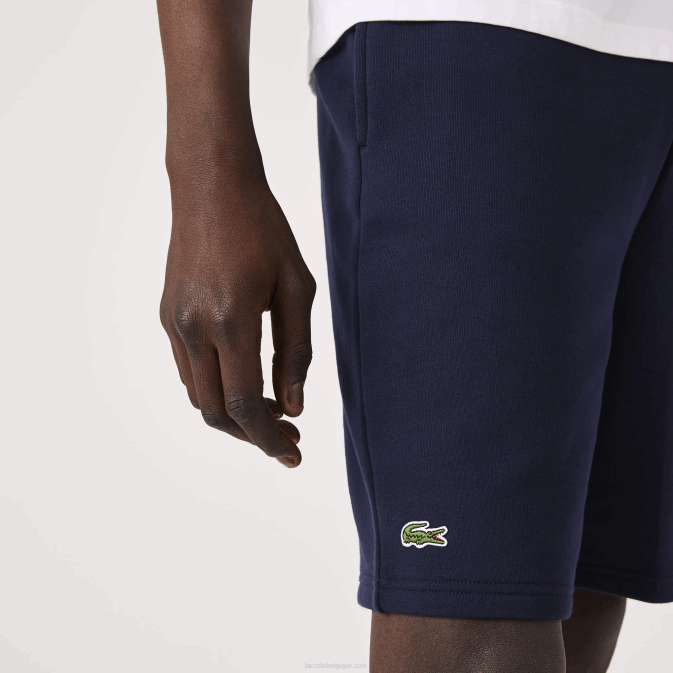 bleu marine 166 V6HV1338 Hommes Lacoste short de tennis en polaire sport