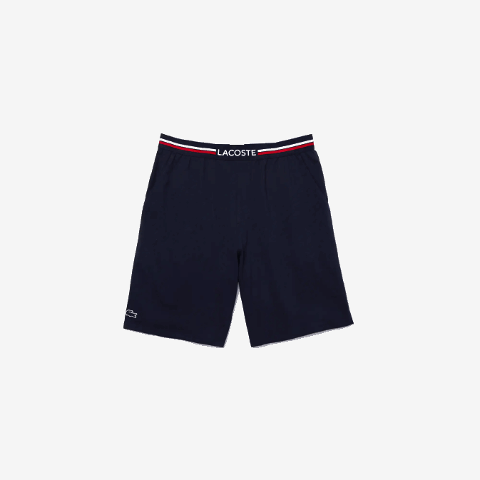 bleu marine 166 V6HV1376 Hommes Lacoste boxer long à taille rayée