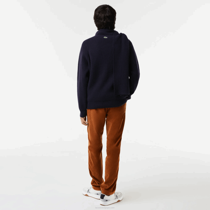 bleu marine 166 V6HV1380 Hommes Lacoste pull crocodile