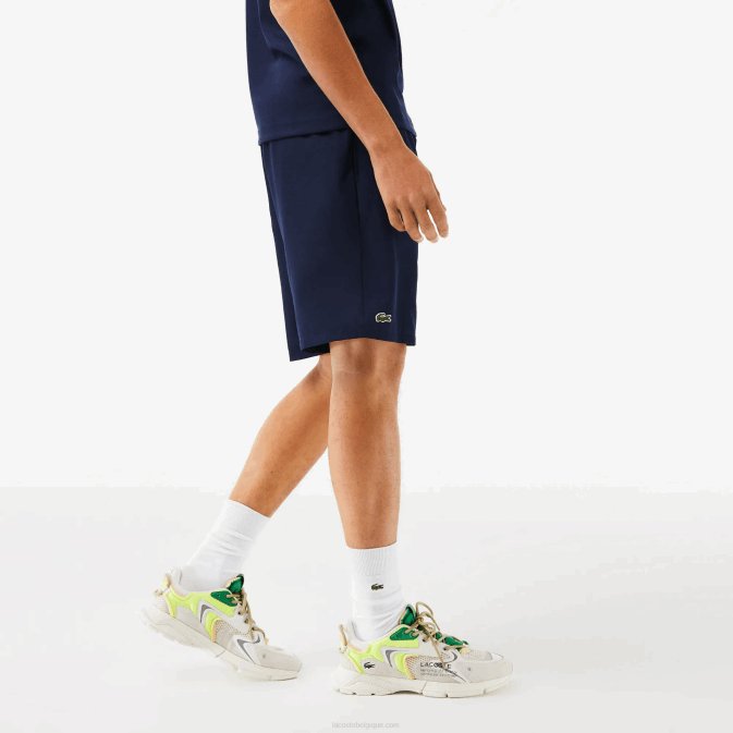 bleu marine 166 V6HV1441 Hommes Lacoste short de tennis à losanges solides sport