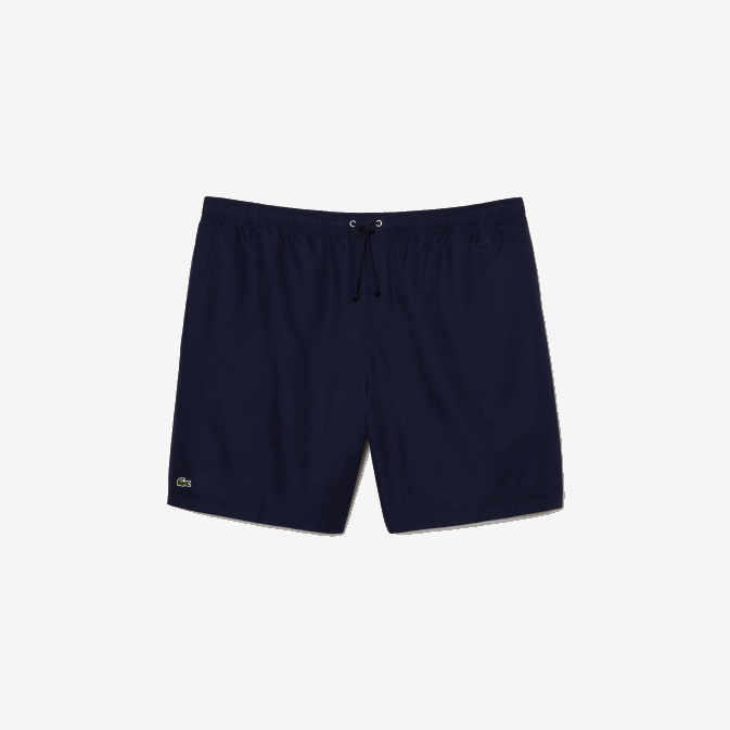 bleu marine 166 V6HV1447 Hommes Lacoste short de sport doublé en jersey coupe décontractée - grande taille - grand