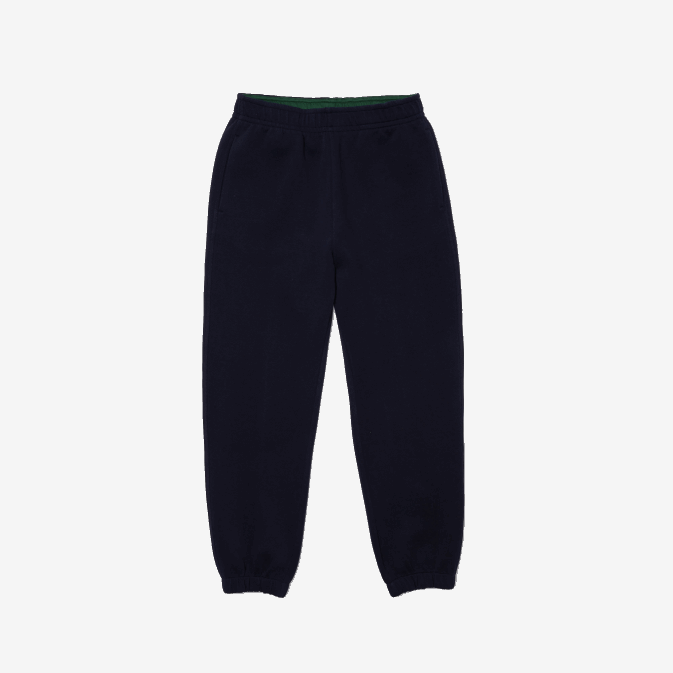 bleu marine 166 V6HV2413 femmes Lacoste pantalon de jogging en coton mélangé