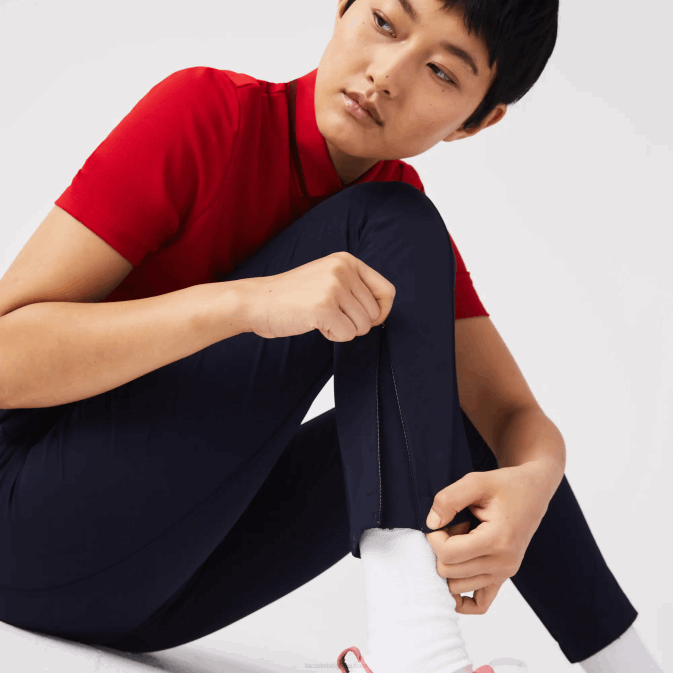bleu marine 166 V6HV2658 femmes Lacoste pantalon de golf stretch sport