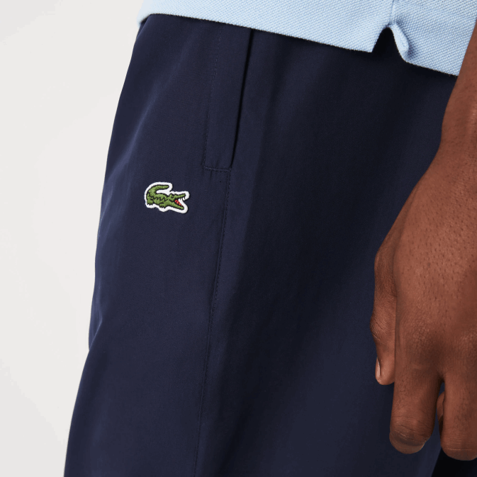 bleu marine 166 V6HV332 Hommes Lacoste pantalon de survêtement déperlant coupe classique
