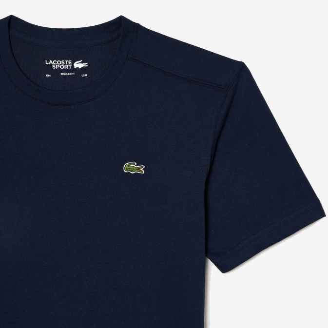 bleu marine 166 V6HV53 Hommes Lacoste t-shirt sport respirant