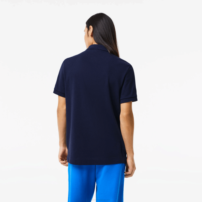 bleu marine 166 V6HV573 Hommes Lacoste polo piqué de coton bio