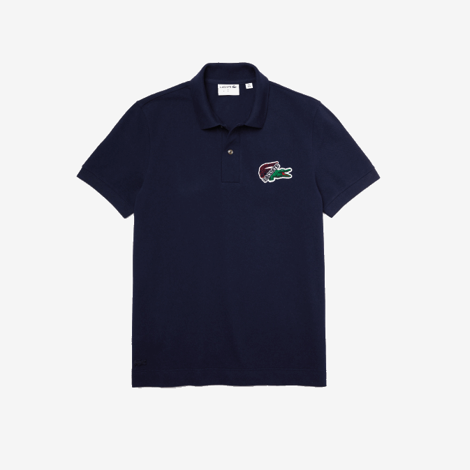 bleu marine 166 V6HV573 Hommes Lacoste polo piqué de coton bio
