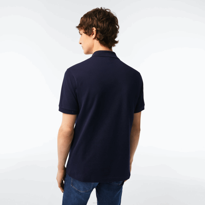 bleu marine 166 V6HV60 Hommes Lacoste polo original l1212