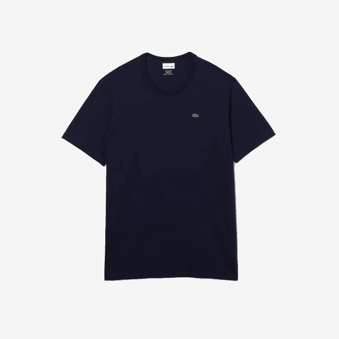 bleu marine 166 V6HV653 Hommes Lacoste t-shirt coupe classique en jersey de coton pima xl