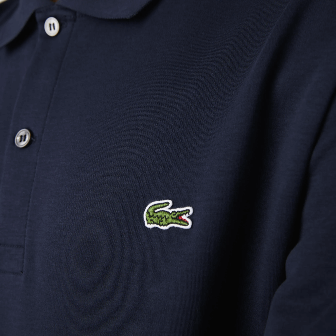 bleu marine 166 V6HV791 Hommes Lacoste polo coupe classique en coton pima