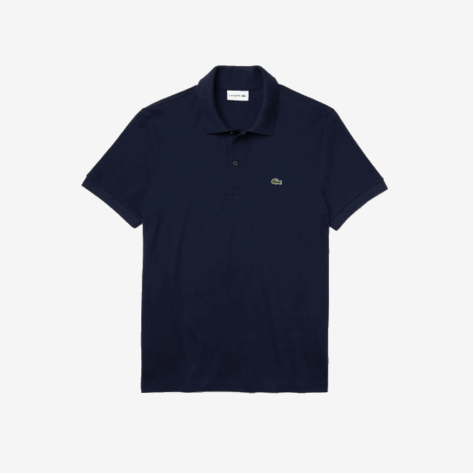 bleu marine 166 V6HV791 Hommes Lacoste polo coupe classique en coton pima