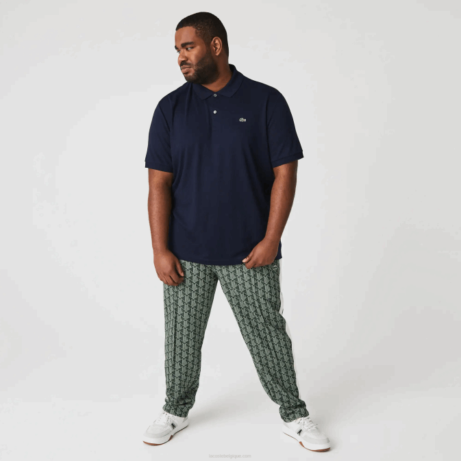 bleu marine 166 V6HV791 Hommes Lacoste polo coupe classique en coton pima