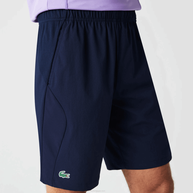 bleu marine 423 V6HV1331 Hommes Lacoste short de tennis sans coutures sport regular fit