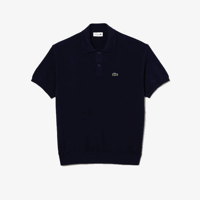 bleu marine 423 V6HV440 Hommes Lacoste polo à rayures en coton bio
