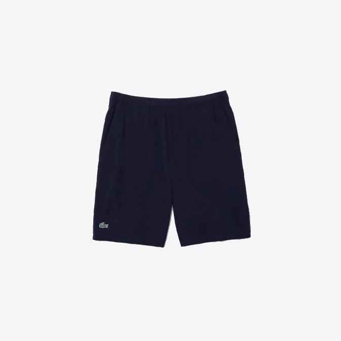 bleu marine blanc 525 V6HV1411 Hommes Lacoste short de sport ultra léger