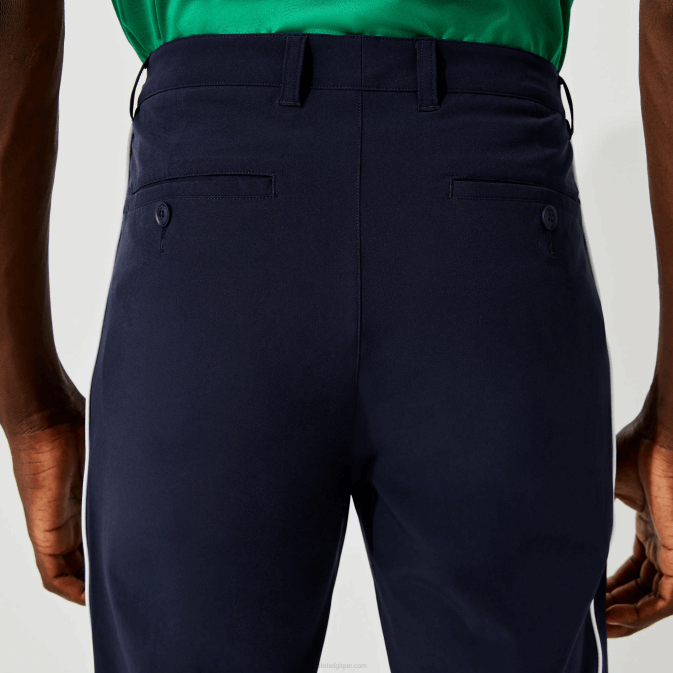 bleu marine blanc 525 V6HV1640 Hommes Lacoste pantalon de golf stretch léger sport