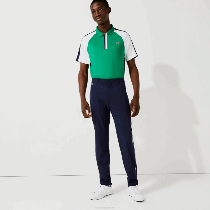 bleu marine blanc 525 V6HV1640 Hommes Lacoste pantalon de golf stretch léger sport
