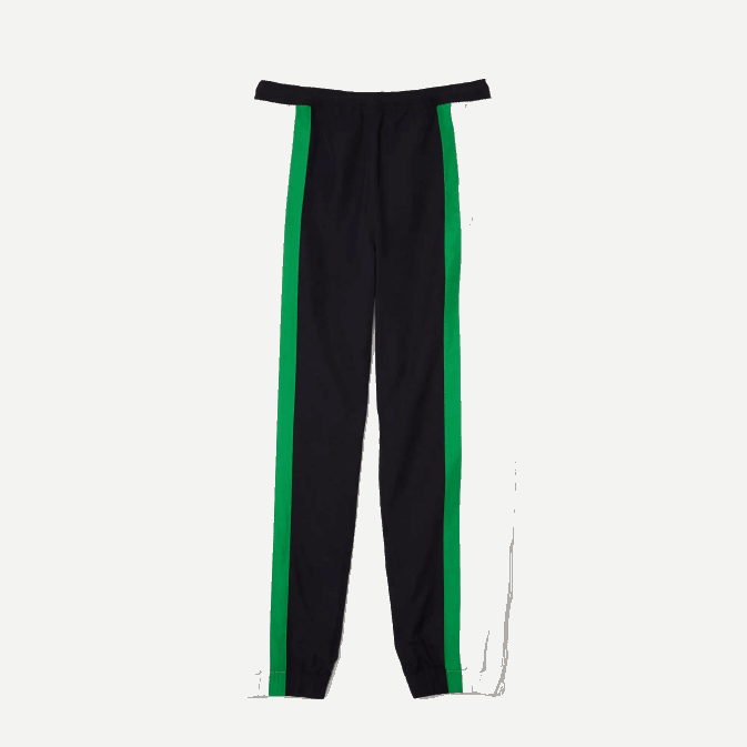 bleu marine blanc vert 19v V6HV1180 Hommes Lacoste pantalon de survêtement color-block léger et déperlant