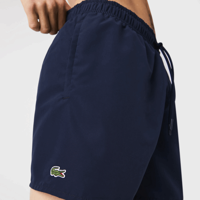 bleu marine noir jb1 V6HV541 Hommes Lacoste short de bain léger à séchage rapide