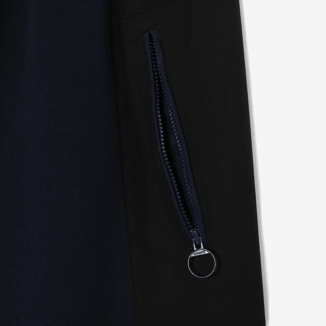 bleu marine noir r8p V6HV2552 femmes Lacoste pantalon de survêtement color block à écusson