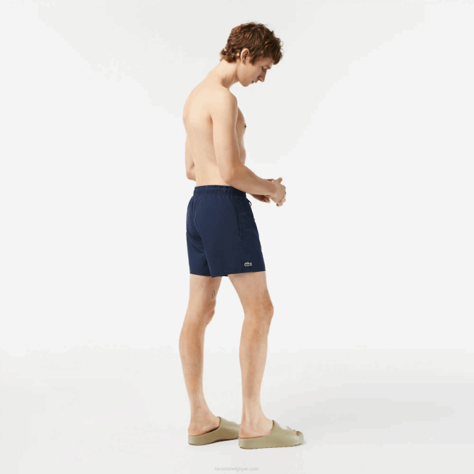 bleu marine vert 802 V6HV536 Hommes Lacoste short de bain léger à séchage rapide