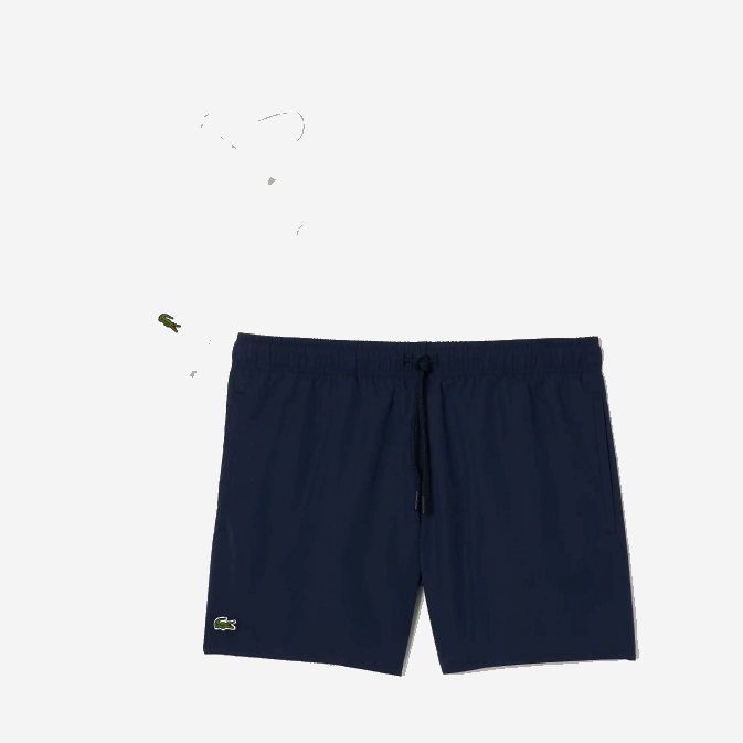 bleu marine vert 802 V6HV536 Hommes Lacoste short de bain léger à séchage rapide