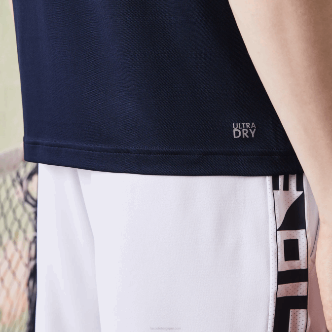 bleu marine violet vert xc3 V6HV784 Hommes Lacoste polo de tennis piqué ultra sec sport