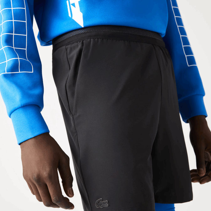 bleu noir 985 V6HV1423 Hommes Lacoste short de sport 3 en 1 avec doublure intégrée