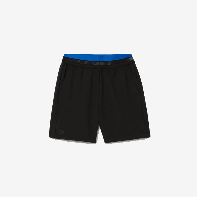bleu noir 985 V6HV1423 Hommes Lacoste short de sport 3 en 1 avec doublure intégrée