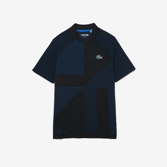 bleu noir 985 V6HV770 Hommes Lacoste polo de tennis sport coupe slim sans coutures