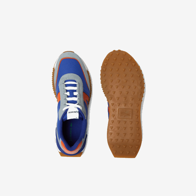 bleu orange ba1 V6HV1780 Hommes Lacoste l-spin chaussures d\extérieur en cuir et textile d\hiver de luxe